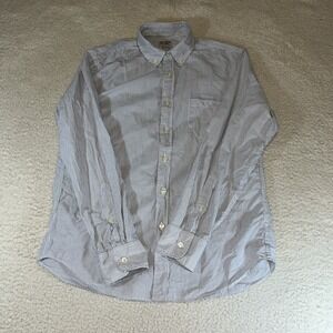 J.Crew Men's 16 34 Slim Fit Pinstripe Button Down Dress Shirt